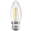 C32 B22 1.5W / 3.5W Ampoule à la bougie Clear LED Filament Bulb